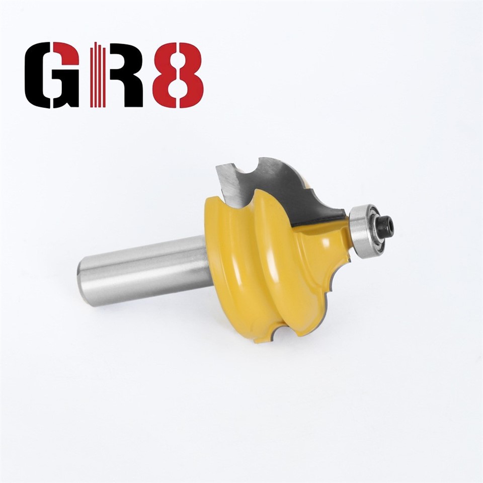 Bearing shank double roman ogee bit